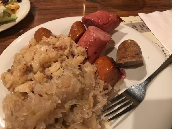 Columbus: eating at Schmidt’s in the German Village
