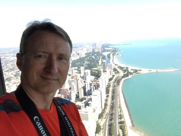 Selfie looking North