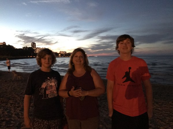 Dog Beach at night