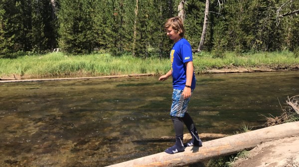 Taking a break by the river